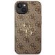 3. Etui Guess 4G Big Metal Logo na iPhone 14 - brązowe