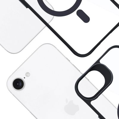 4. Etui 3mk Satin Armor MagCase na Apple iPhone 16e / SE 4 - przezroczyste