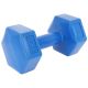 7. Zestaw hantli kompozytowych EB FIT 2x2kg niebieskie 1027029