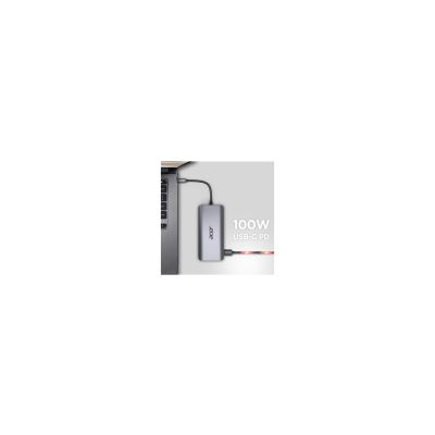 9. Acer 12-in-1 Type-C Dongle Przewodowa USB 3.2 Gen 1 (3.1 Gen 1) Type-C Srebrny