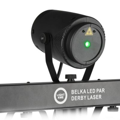 4. Multiefekt LIGHT4ME BELKA LED PAR DERBY LASER