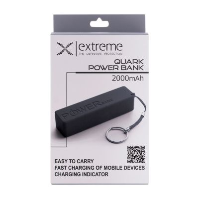 8. ESPERANZA POWER BANK 2000MAH QUARK CZARNY XMP101K