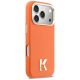4. Etui Karl Lagerfeld Karl Head Logo MagSafe na iPhone 17 Pro - pomarańczowe