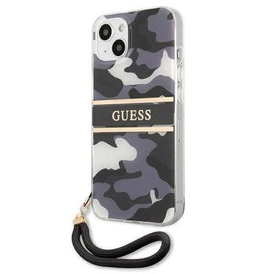 2. Etui Guess Camo Strap Collection na iPhone 13 - czarne