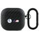 Etui BMW Carbon Double Metal Logo na AirPods 4 - czarne