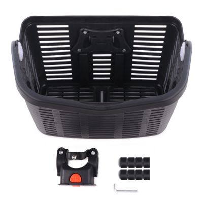 3. Kosz rowerowy Wozinsky WKR-PK na kierownicę plastikowy - czarny