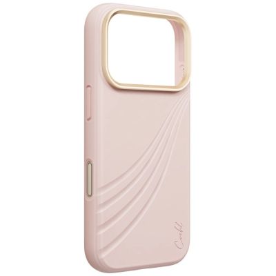 3. Etui UNIQ Coehl Serina Magnetic Charging na iPhone 18 Pro / 17 Pro - różowe