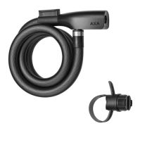 Zapięcie AXA linka RESOLUTE 1,5x120 czarne klucz