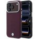 Etui BMW Sign Centered Deboss MagSafe na iPhone 17 Pro Max / 18 Pro Max - bordowe