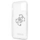 7. Etui Guess 4G Silver Charms Collection na iPhone 12 Pro Max - przezroczyste