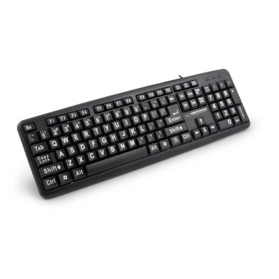 14. Klawiatura Esperanza Florida EK129 (USB 2.0; (US); kolor czarny)