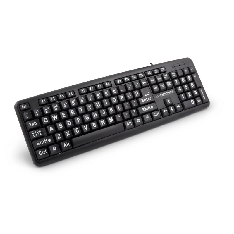14. Klawiatura Esperanza Florida EK129 (USB 2.0; (US); kolor czarny)