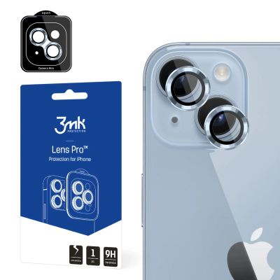 Osłona aparatu 3mk Lens Protection Pro na iPhone 14 Plus - niebieska