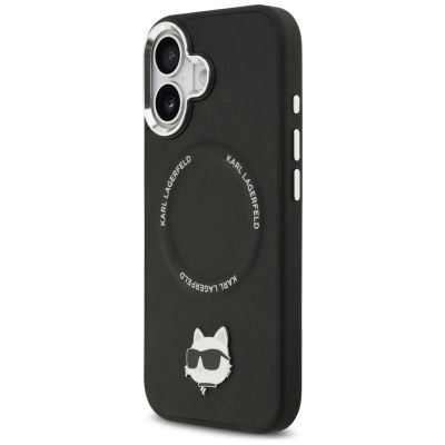 2. Etui Karl Lagerfeld Choupette Pin MagSafe do iPhone 17 - czarne