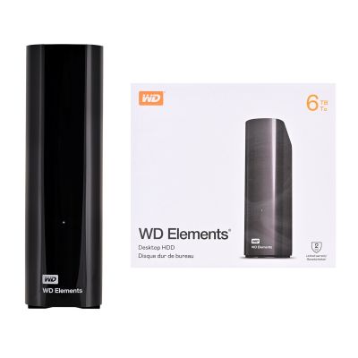 2. Dysk zewnętrzny HDD WD Elements Desktop 6TB 3.5 Black