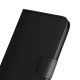 4. Etui Puro Wallet Stand na iPhone 17 Pro z ekoskóry, z klapką, portfelem i funkcją podstawki - czarne
