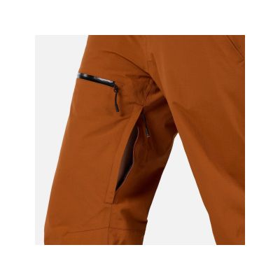 7. Spodnie narciarskie damskie ROSSIGNOL W Outerlimits Insulated Bib brązowe