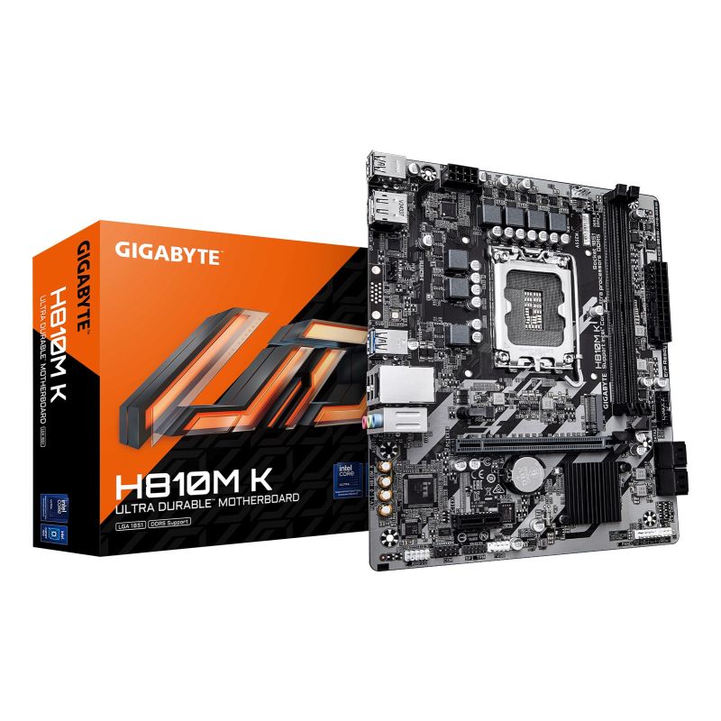 Płyta główna Gigabyte H810M K (H810, S1851, mATX, DDR5)