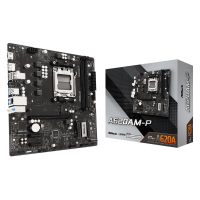 Asrock A620AM-P AMD A620A Gniazdo AM5 micro ATX