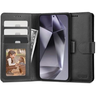 Etui Tech-Protect Wallet na Samsung Galaxy S24 Ultra - czarne