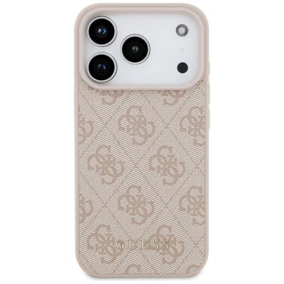 3. Etui Guess 4G Classic na iPhone 17 Pro / 18 Pro - różowe