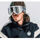 Gogle narciarskie damskie/męskie Volcom Footprints snowboardowe sportowe srebrne (VG0622116)