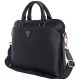 3. Torba Guess Grained Zipper Pocket Triangle Logo na laptopa 15" - czarna