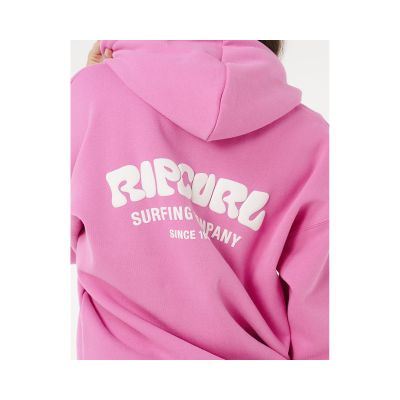 4. Bluza damska RIP CURL Surf Puff Heritage Hood różowa