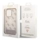 8. Etui Guess 4G Pattern Script na iPhone 14 Pro - różowe