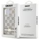 8. Etui DKNY IML Checkered Mono Pattern & Printed Stripes MagSafe na iPhone 15 / 14 / 13 - beżowe