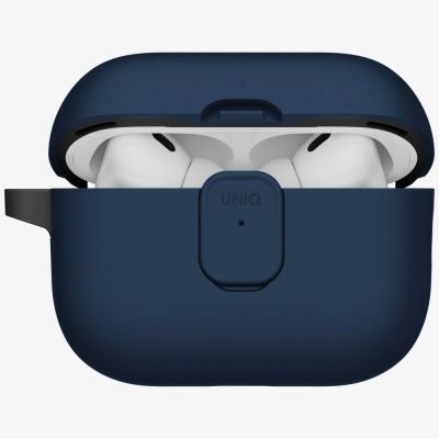 2. Etui UNIQ Clyde na AirPods Pro 3 gen - niebiesko-szare