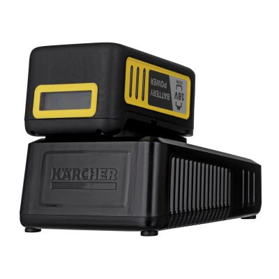 2. Szybka ładowarka + akumulator KARCHER 18V 5Ah