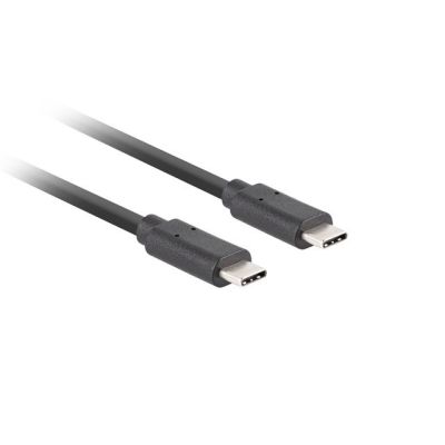 3. LANBERG KABEL USB-C M/M 3.2 GEN2 0.5M 10GB/S PD100W CA-CMCM-32CU-0005-BK