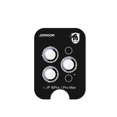 Szkło ochronne Joyroom JR-MSJ0307 na obiektywy iPhone 16 Pro/16 Pro Max - czarne