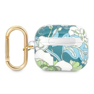 2. Etui Guess Flower Strap Collection na AirPods 3 cover - zielone