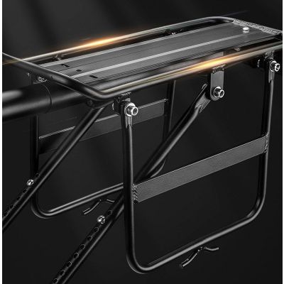 3. Bagażnik rowerowy Rockbros 33210004001 z półką - czarny