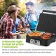 17. Grill elektryczny Extralink Smart Life Electric Grill SJ-36 2000W, z regulacją temperatury