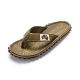 6. Gumbies męskie japonki ISLANDER FLIP-FLOP PALM LEAF KHAKI