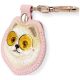3. Etui Nimmy Glasses Cool and Cute Dog na lokalizator - różowe