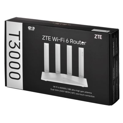 10. Router ZTE T3000 Wi-Fi 6 router Wi-Fi jednostka IDU