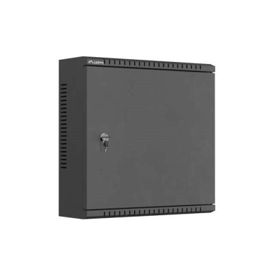 SZAFA INSTALACYJNA TPR 10" Z PŁYTĄ MESH 400X400X140 CZARNA LANBERG (ZŁOŻONA)