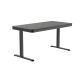 Activejet Biurko z elektryczną regulacją wysokości ET119W-C czarne. Wymiar blatu 140 x 70 cm.