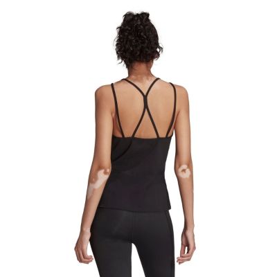 9. Koszulka adidas Studio Slim Strappy Back Tank Top W HE3140