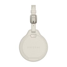 Satechi FindAll Luggage Tag - zawieszka do bagażu ze skóry wegańskiej z lokalizatorem kompatybilna z Apple Find My (sand)