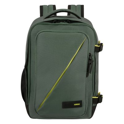 American Tourister Take2cabin S plecak Plecak turystyczny Zielony Przetworzony politereftalan etylenu (rPET)