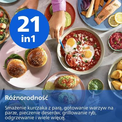 42. Philips 5000 series Novaplus Ovi z serii 5000 z funkcją pary i prowadnicą 7,2 l