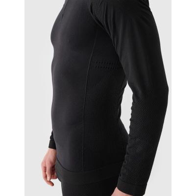 6. Bielizna termoaktywna bezszwowa z wełną merino (góra) męska 4F 4FWAW24USEAM197-20S