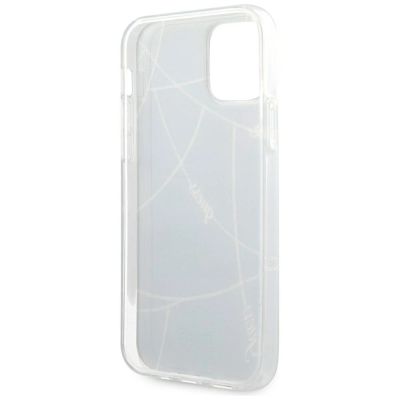 9. Etui Guess Gold Chain Collection na iPhone 12 mini - czarne