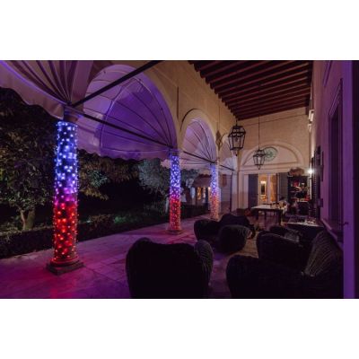 3. Twinkly Strings – 250 RGB+W Ciąg świetlny, przezroczysty przewód, typ wtyczki F