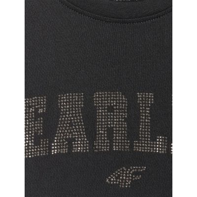 7. T-shirt loose z nadrukiem dziewczęcy 4F 4FJRSS26TTSHF3453-20S